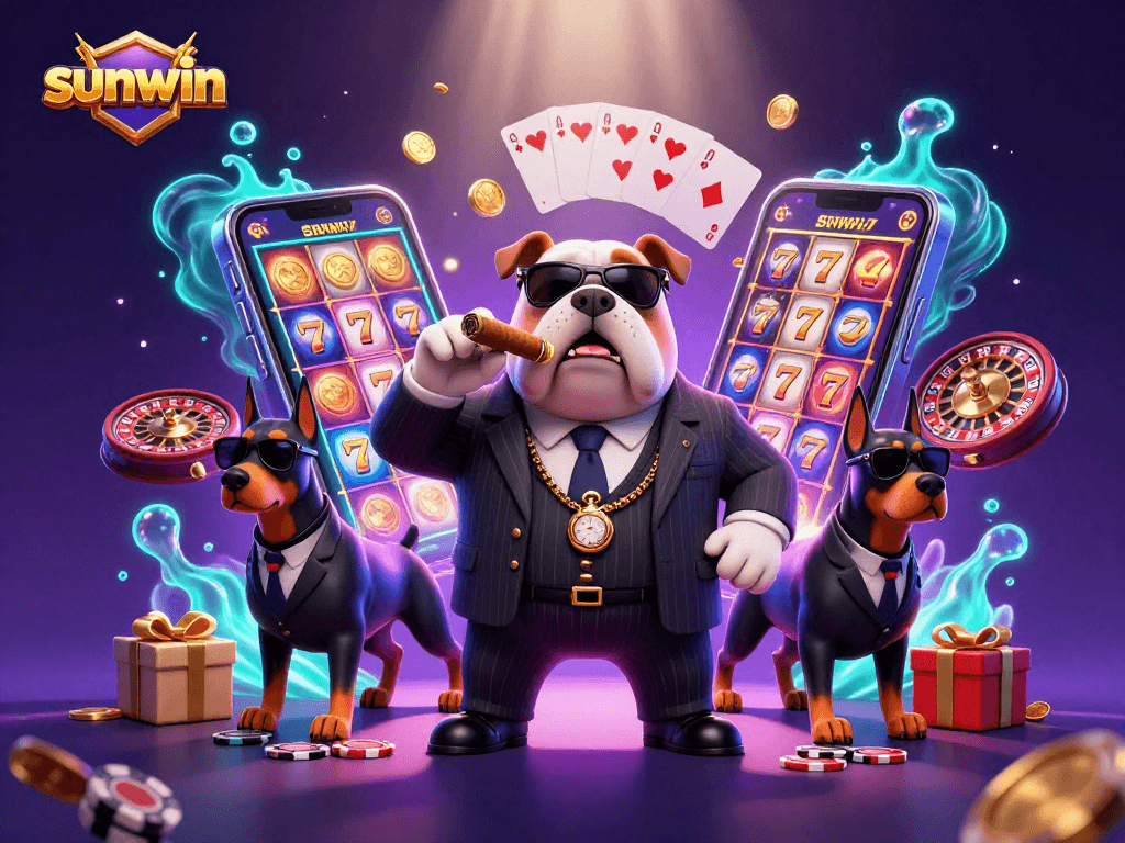 Engage in thrilling gameplay with sunwin as a bulldog mafia boss and guard dogs enhance the excitement.