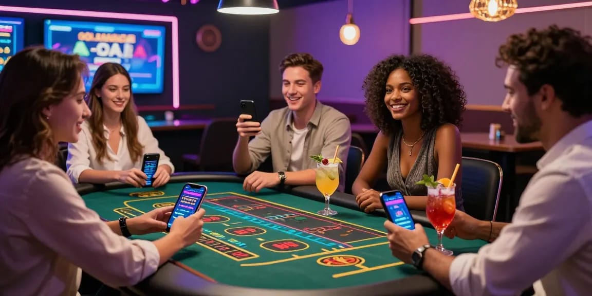 E2WIN mang đến trải nghiệm cá cược trực tuyến đẳng cấp với không gian casino hiện đại và đầy màu sắc.