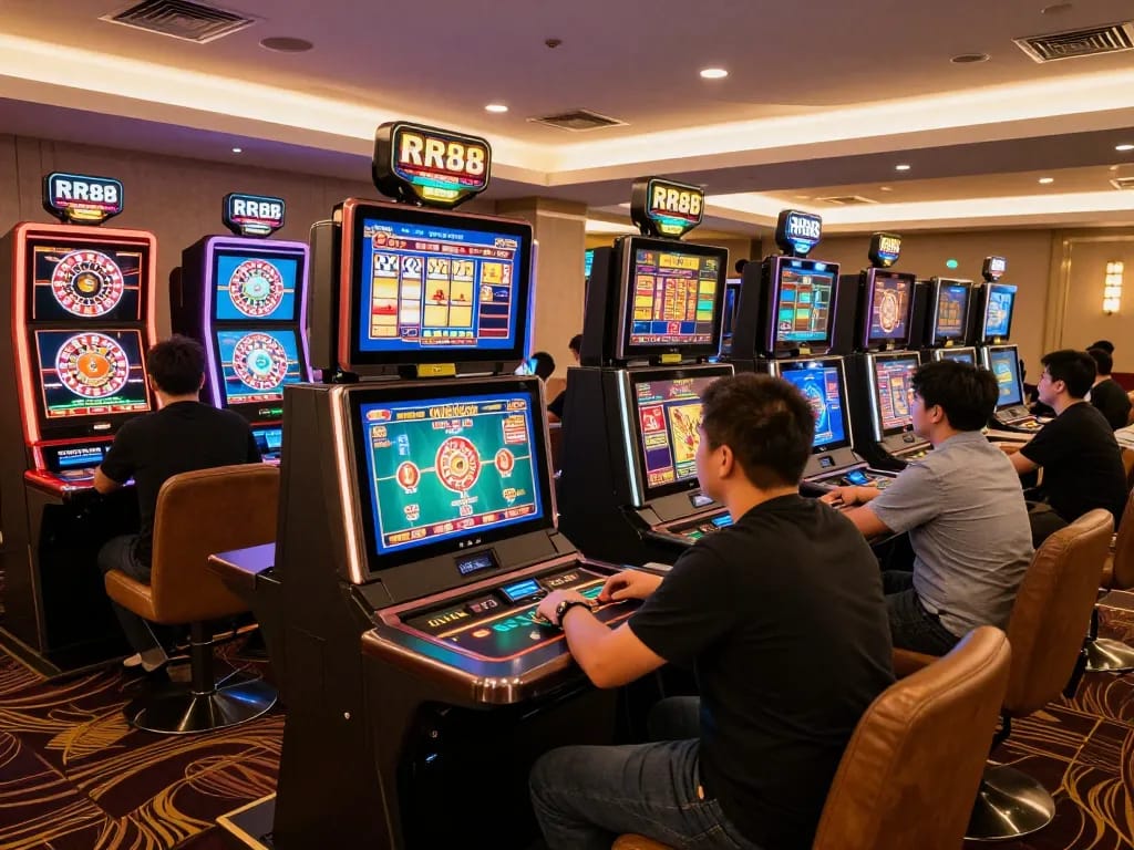 Experience the excitement of rr88 gratis online casino gaming with players enjoying engaging gameplay