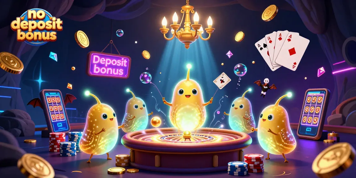 Win no deposit bonus with fun casino adventure featuring glowworms and dynamic gaming elements.