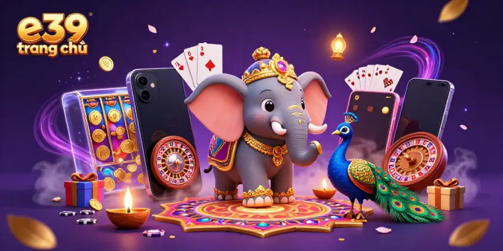 Experience the excitement of e39 trang chủ with vibrant 3D casino characters, dynamic games, and immersive visuals.