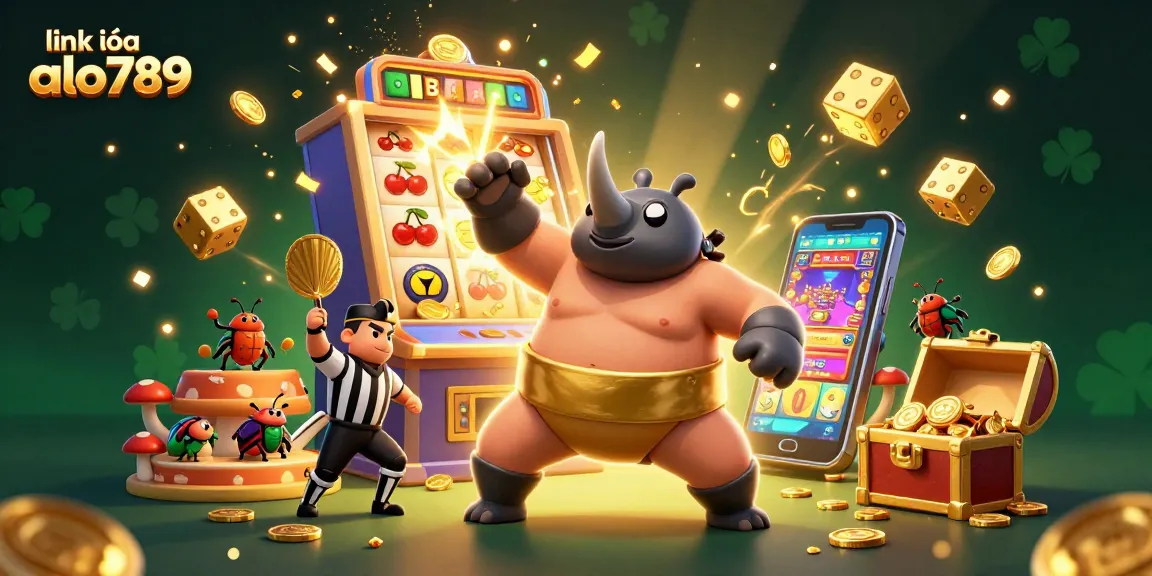 Experience the excitement with link vào alo789 as the rhinoceros beetle champion stirs the jackpot frenzy.