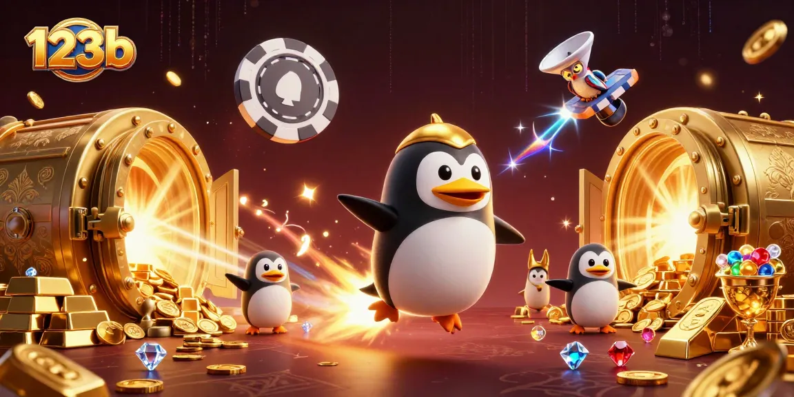 Experience thrilling casino adventures with 123b as the penguin fly towards riches!