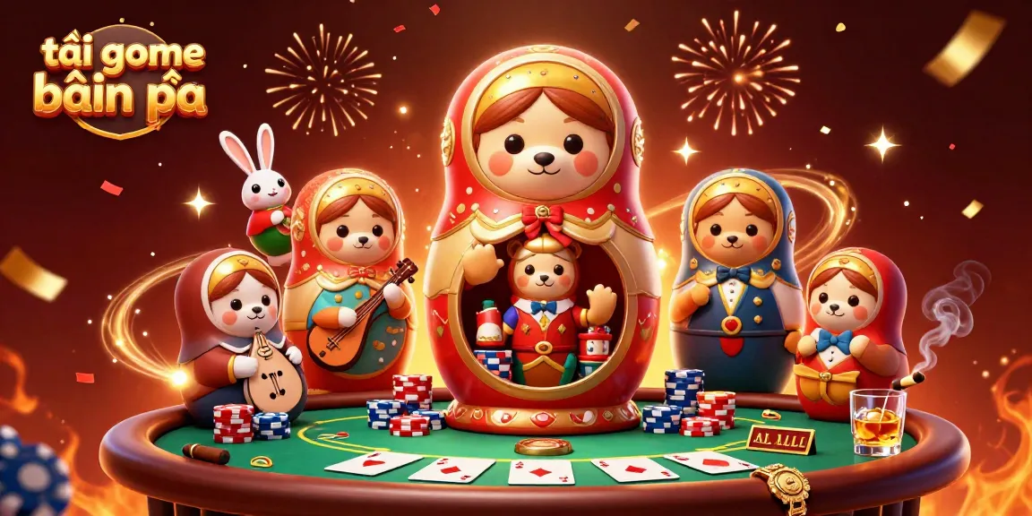 Engage in thrilling gameplay with tải game bài tiến lên as a vibrant illustration showcases poker and casino excitement