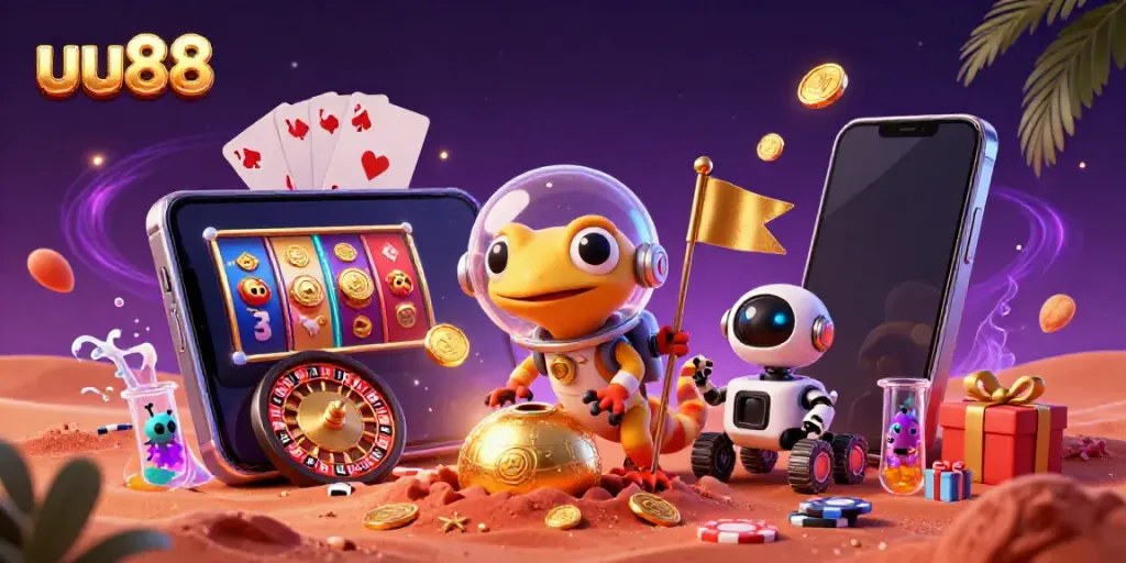 uu88 invites players to explore a vibrant Martian casino with engaging games and excitement.