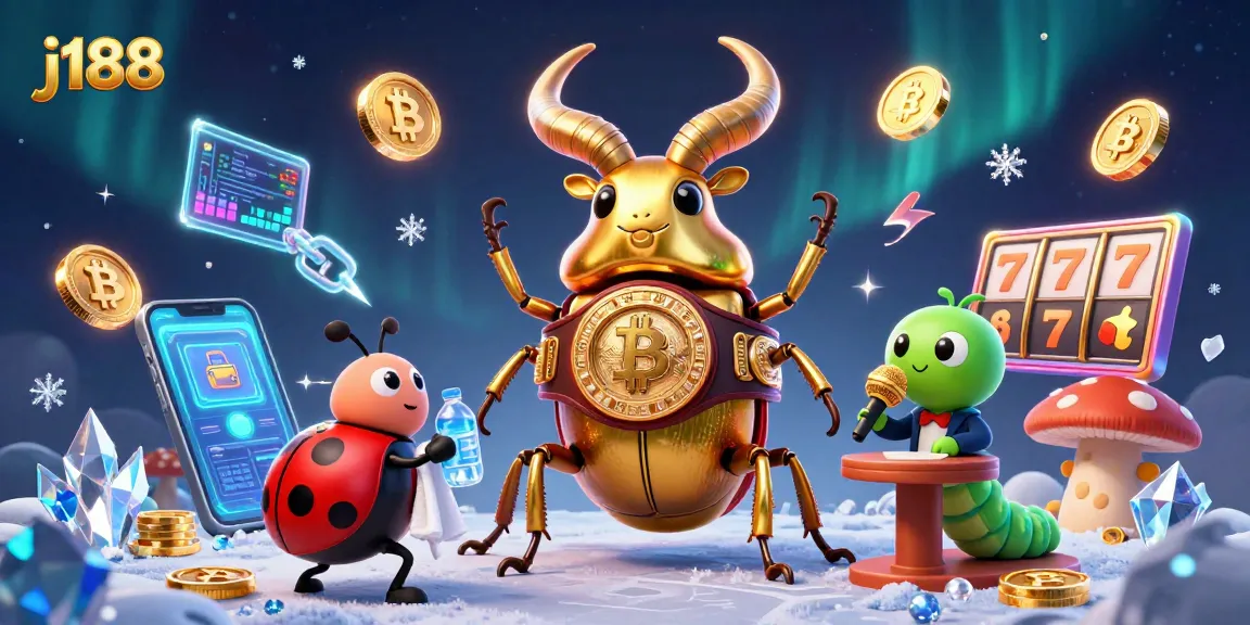 Engage with j188 through an exciting casino scene with dynamic characters and vibrant colors.
