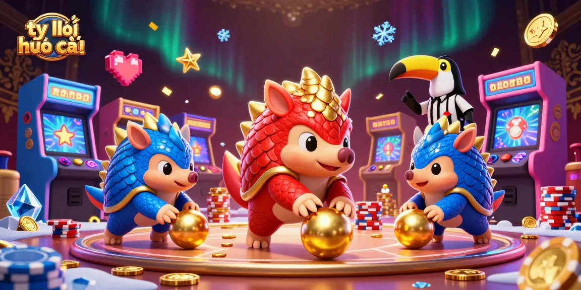Experience thrilling moments with tỷ lệ nhà cái in this vibrant 3D casino game illustration.