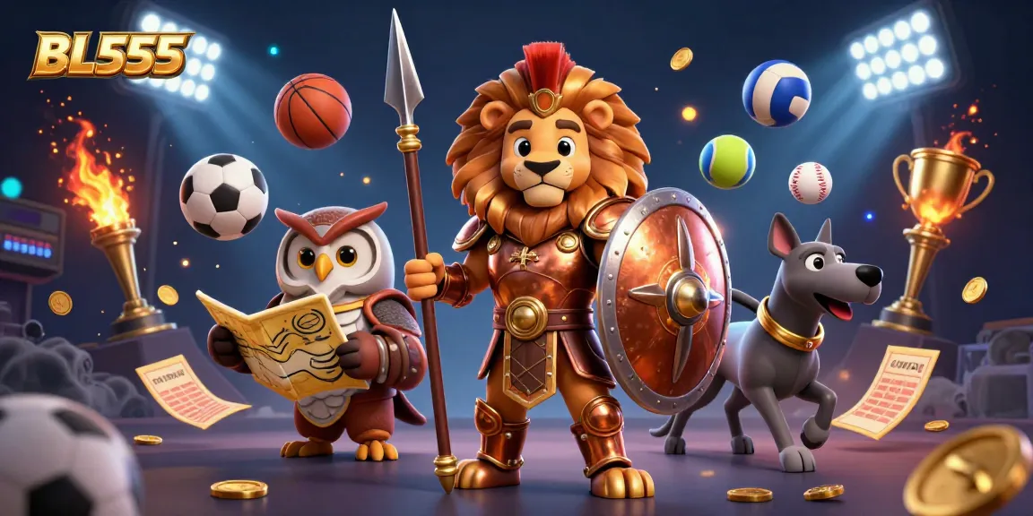 Experience BL555's ultimate casino adventure with characters from a thrilling gaming scene.