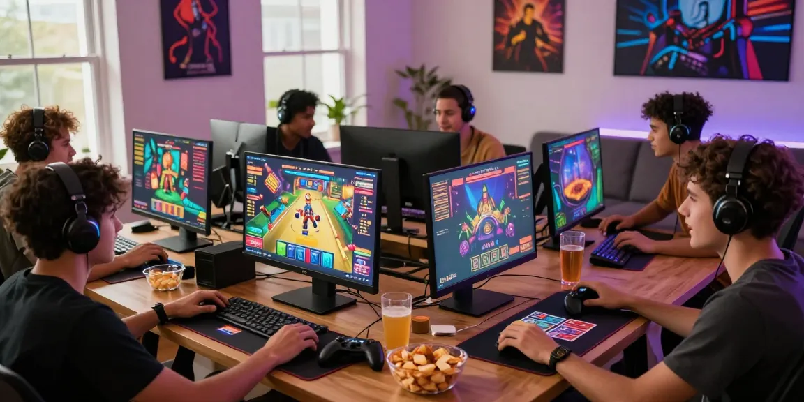 Friends enjoying Sun win online gaming experience with vibrant atmosphere and various games