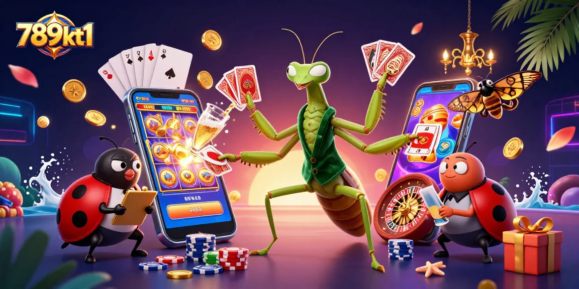 Engage in thrilling gameplay at 789kt1, where 3D characters deal cards and spin vibrant slots.