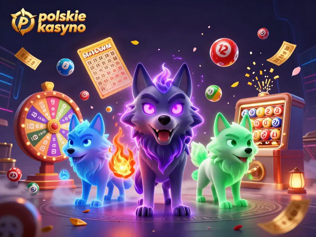 Experience polskie kasyno bitcoin action with shadow wolves amidst lottery excitement and vibrant game elements.