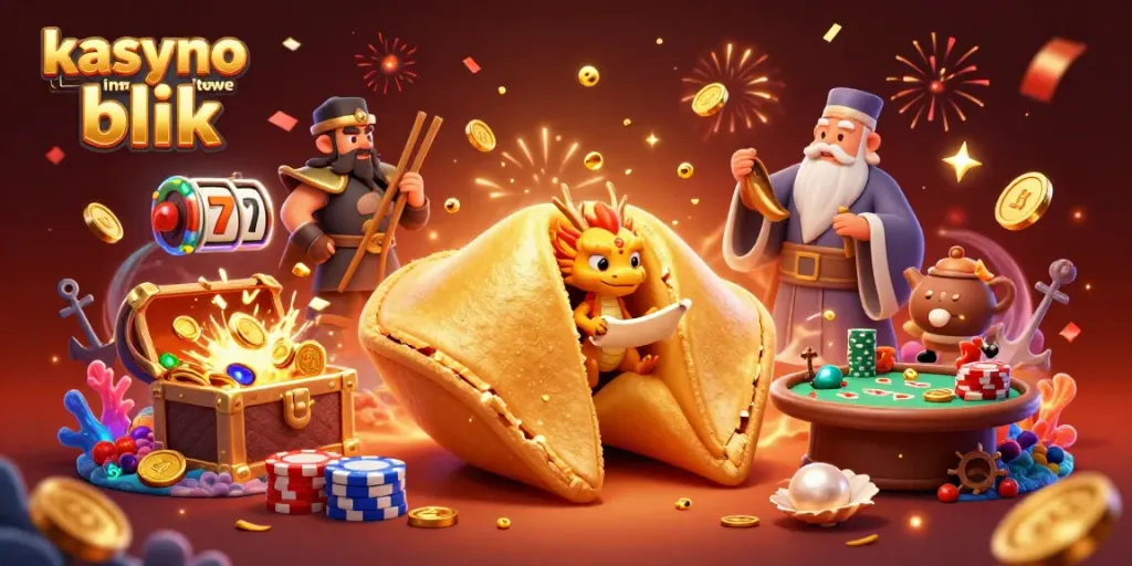 Experience kasyno internetowe blik with an ultra-detailed illustration of casino-themed elements in a vibrant 3D scene.