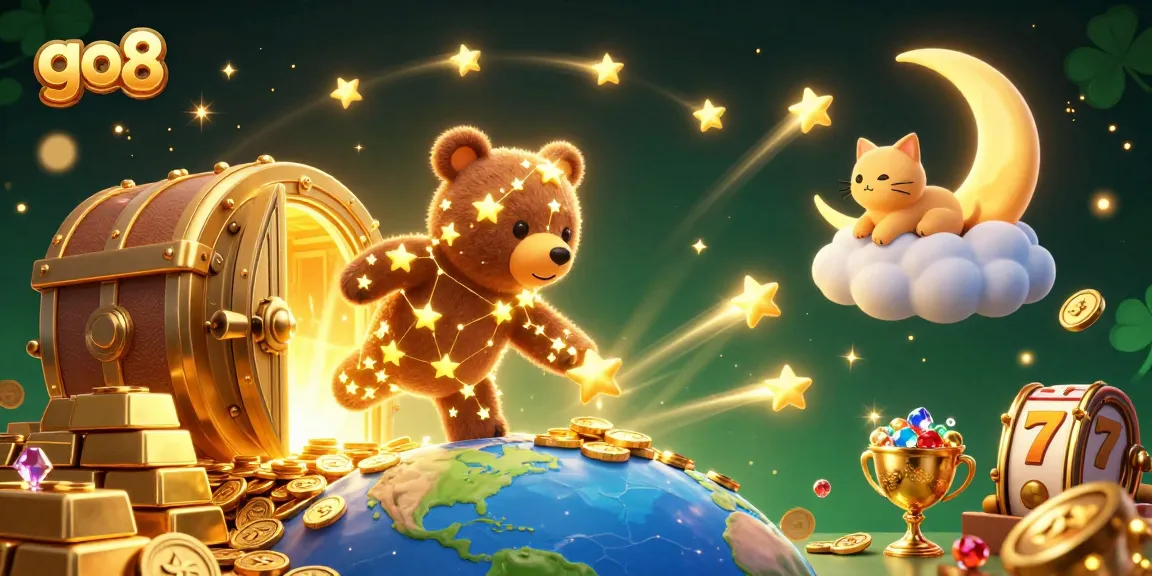 Experience exciting gameplay with go8, showcasing dazzling casino elements and vibrant characters in a captivating scene.