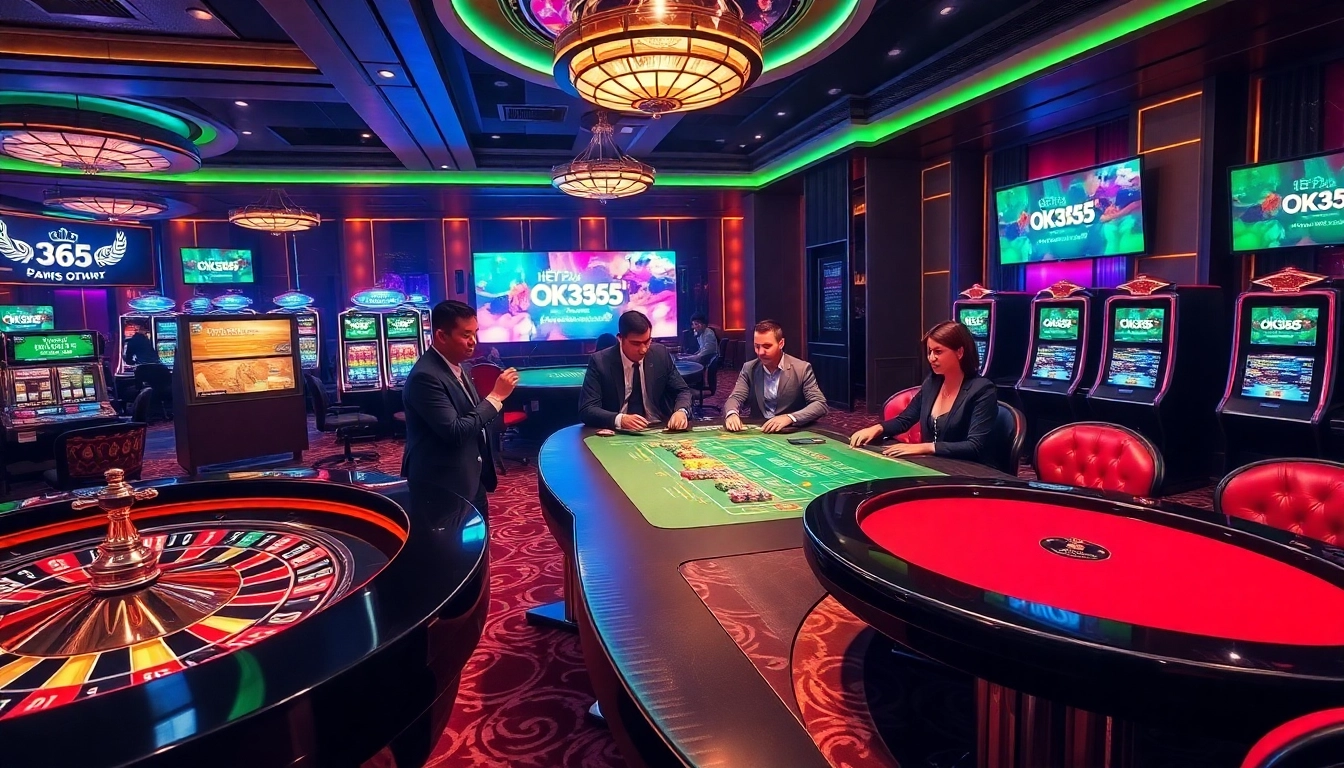 Experience the excitement of online gaming at https://ok365.tw/ with vibrant casino tables and dynamic players.
